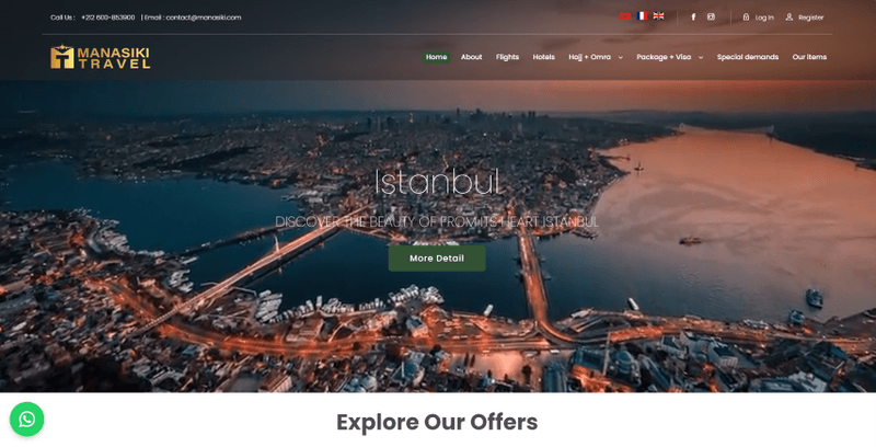 Application de Voyage & Tourisme